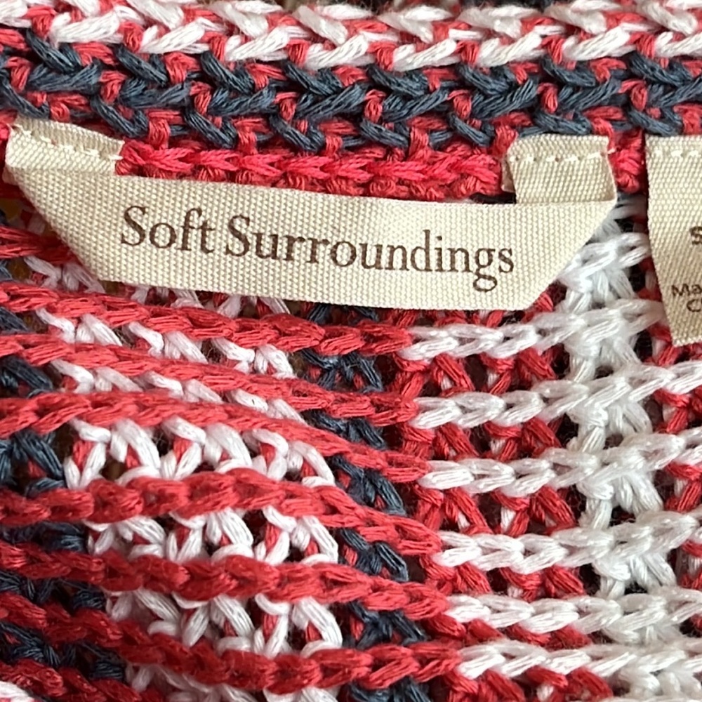 SOFT SURROUNDINGS CROCHET SWEATER - Picture 5 of 6